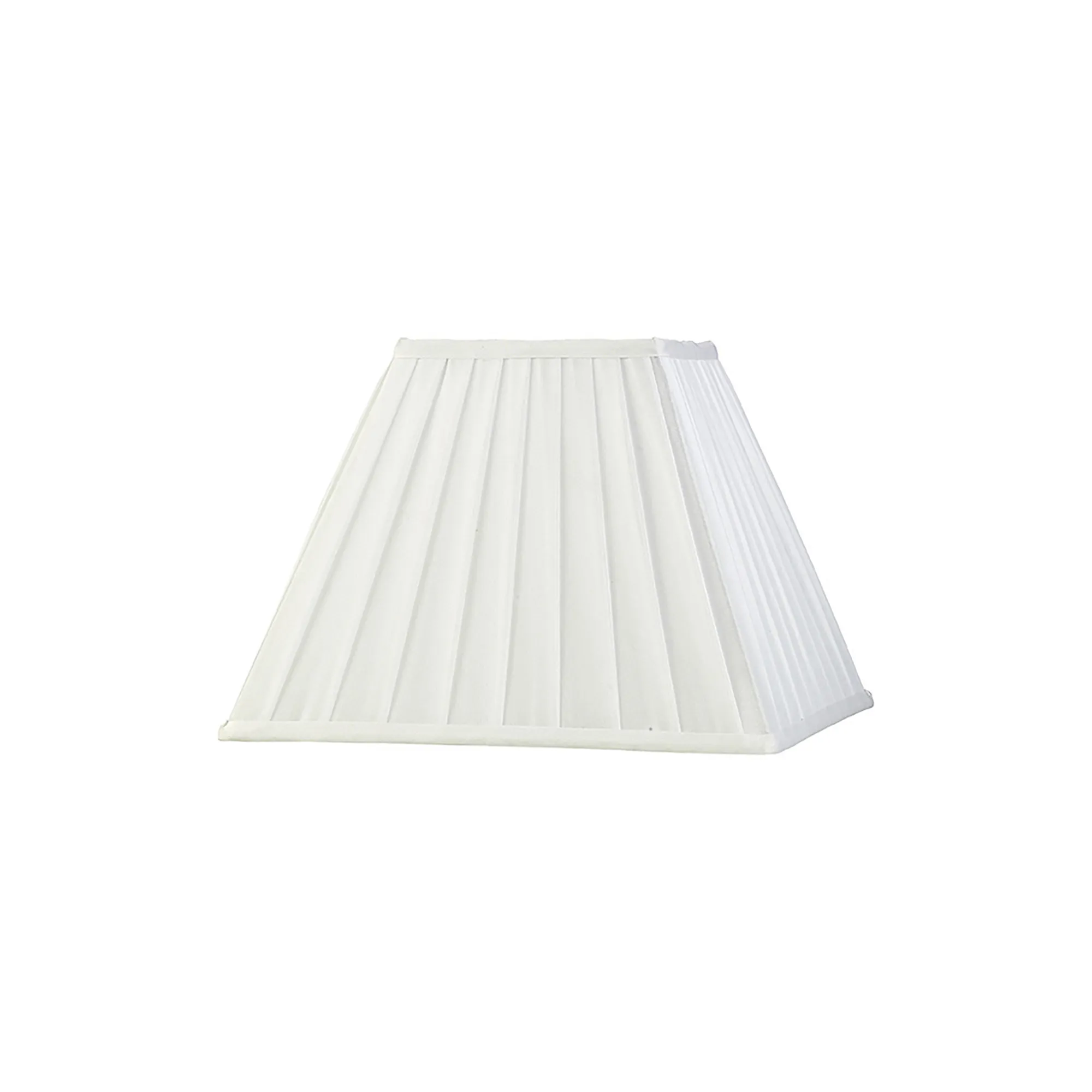 ILS20233  Leela 30cm Square Pleated Shade White